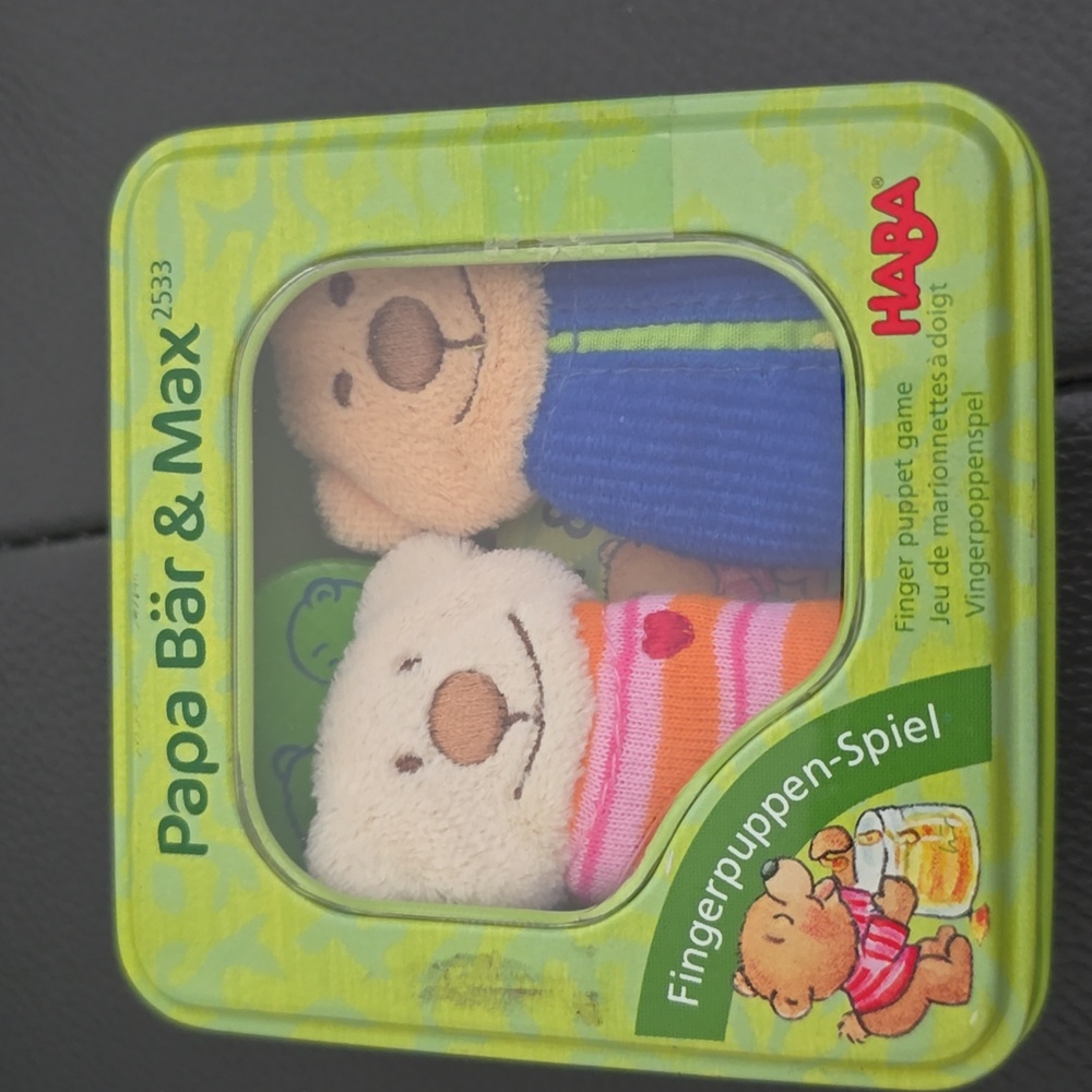 Papa Bär And Max Finger Puppet Set